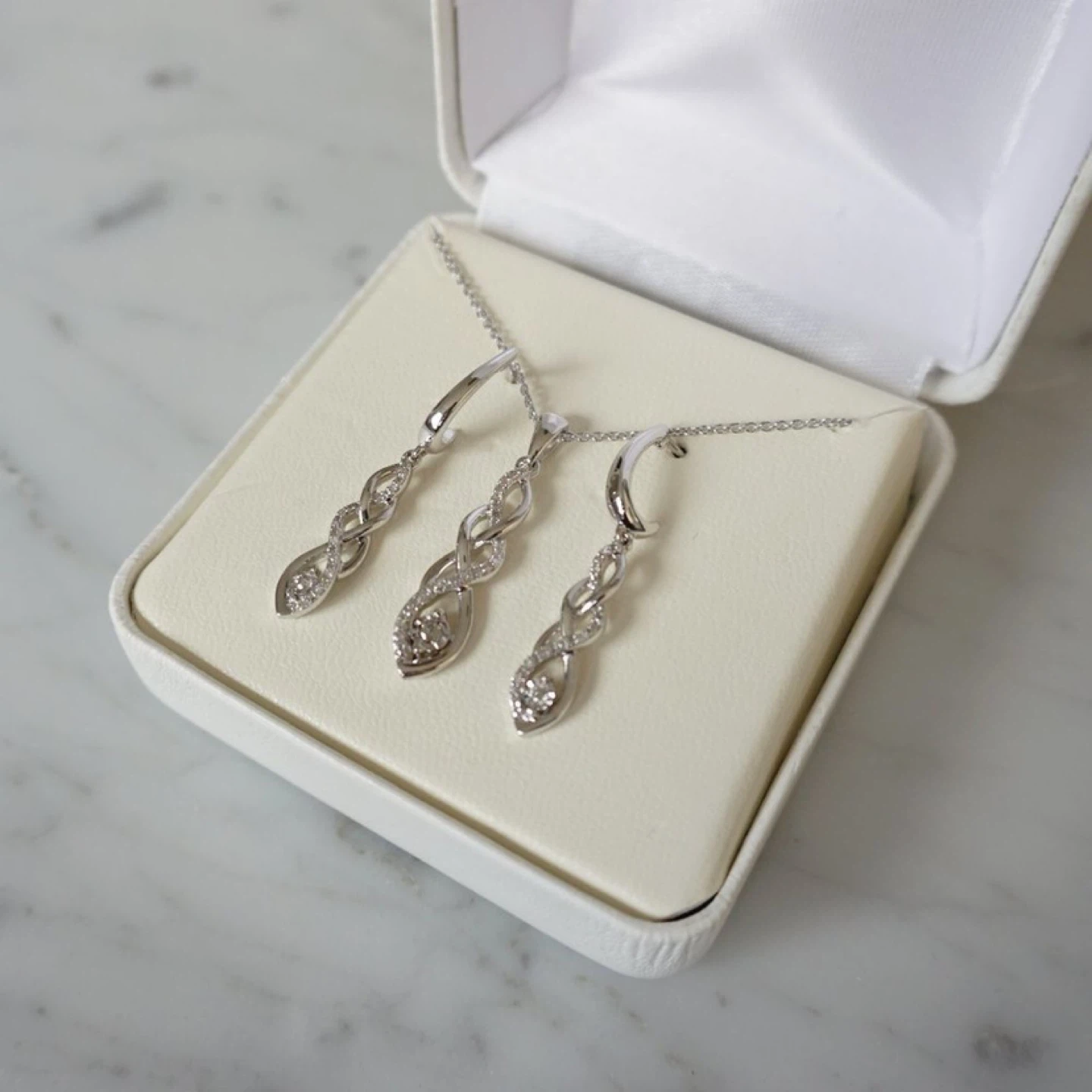 Earrings and Necklace