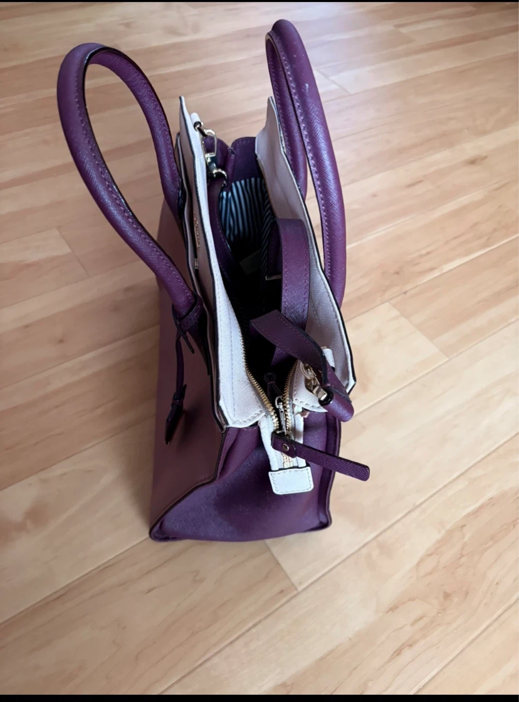Kate Spade Pink & Purple Leather Tote Bag⚽️ - photo 2