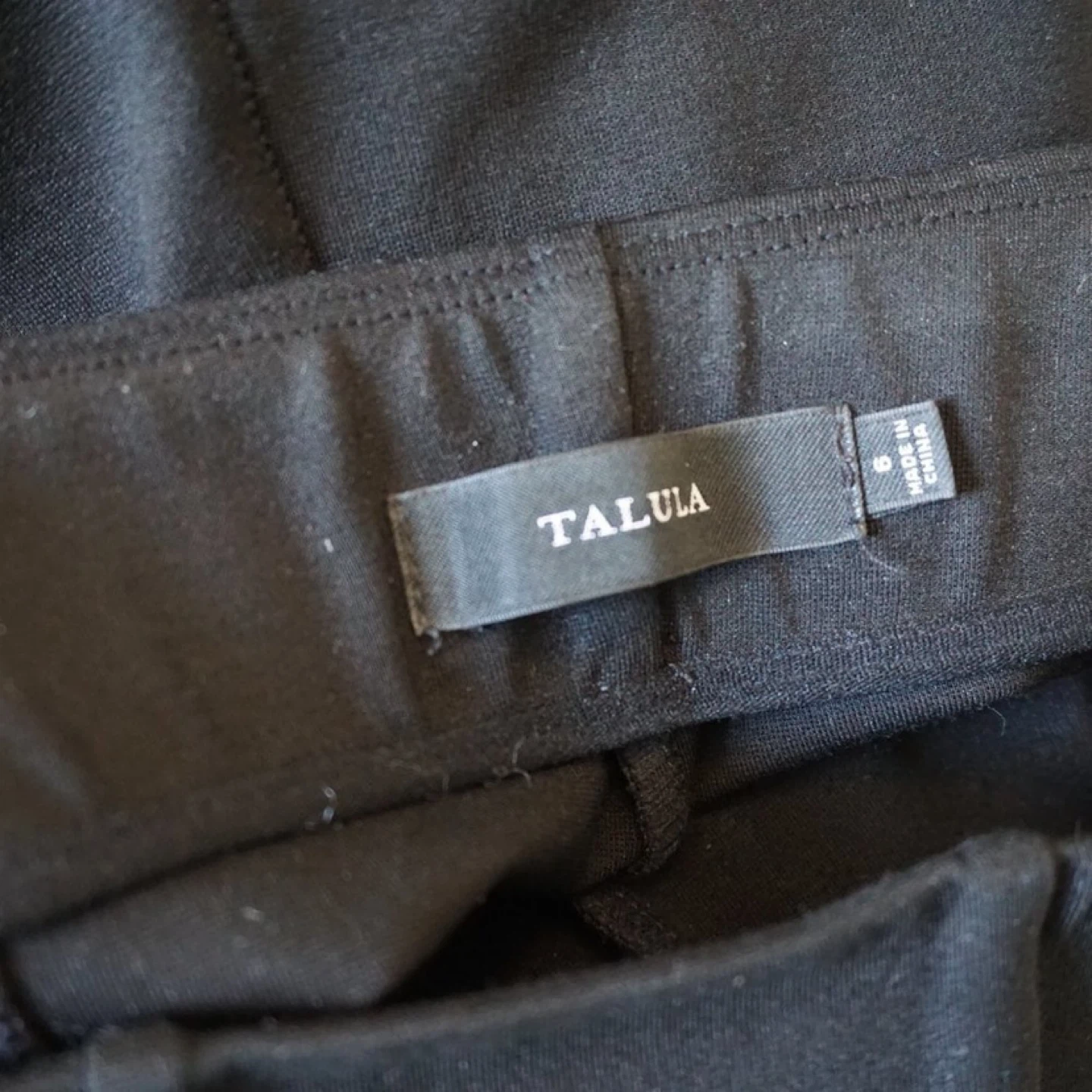 Talula Black Pants, Size 6 - photo 4