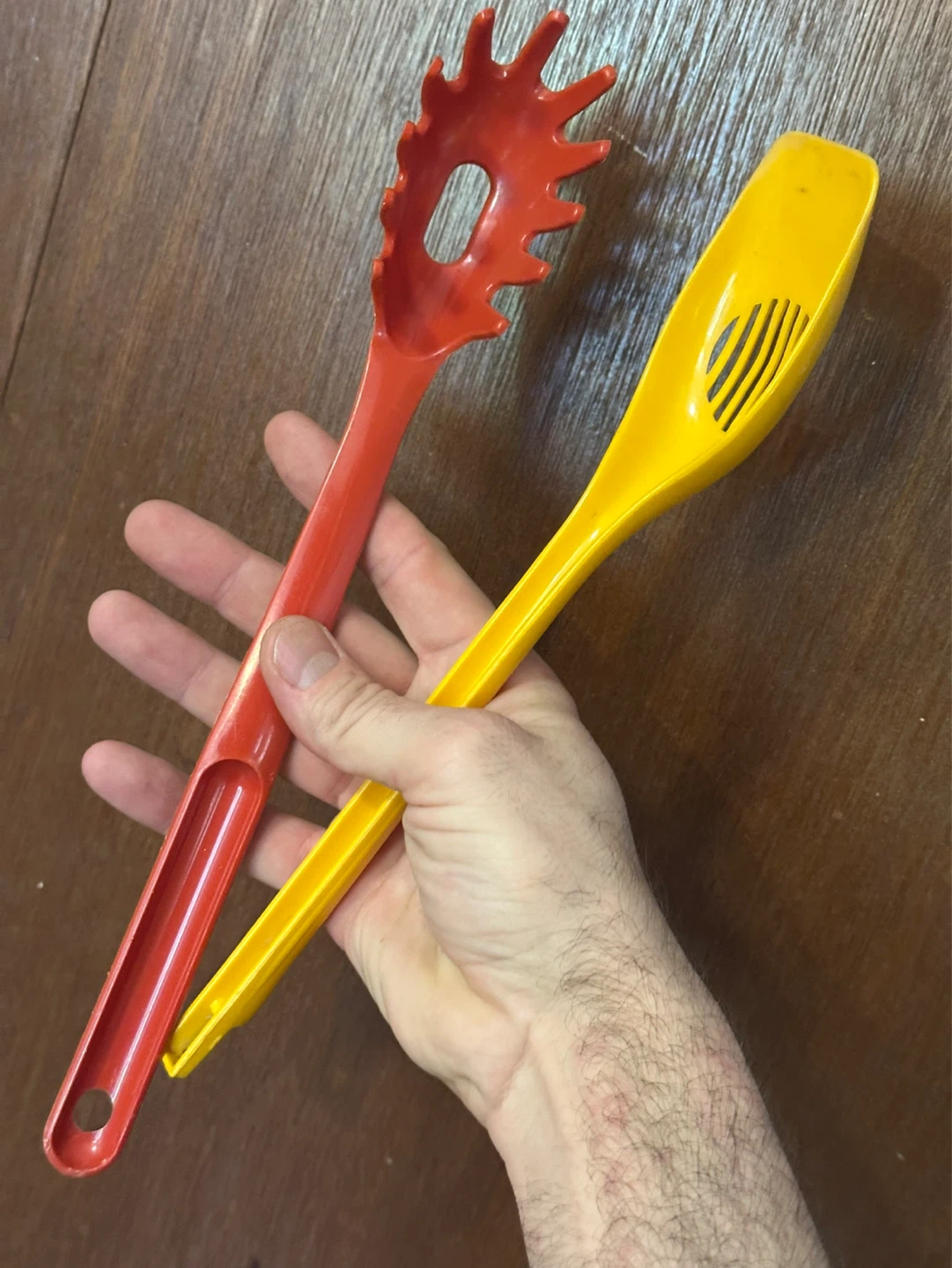 Vintage Tupperware And Androck Spoon /Spaghetti