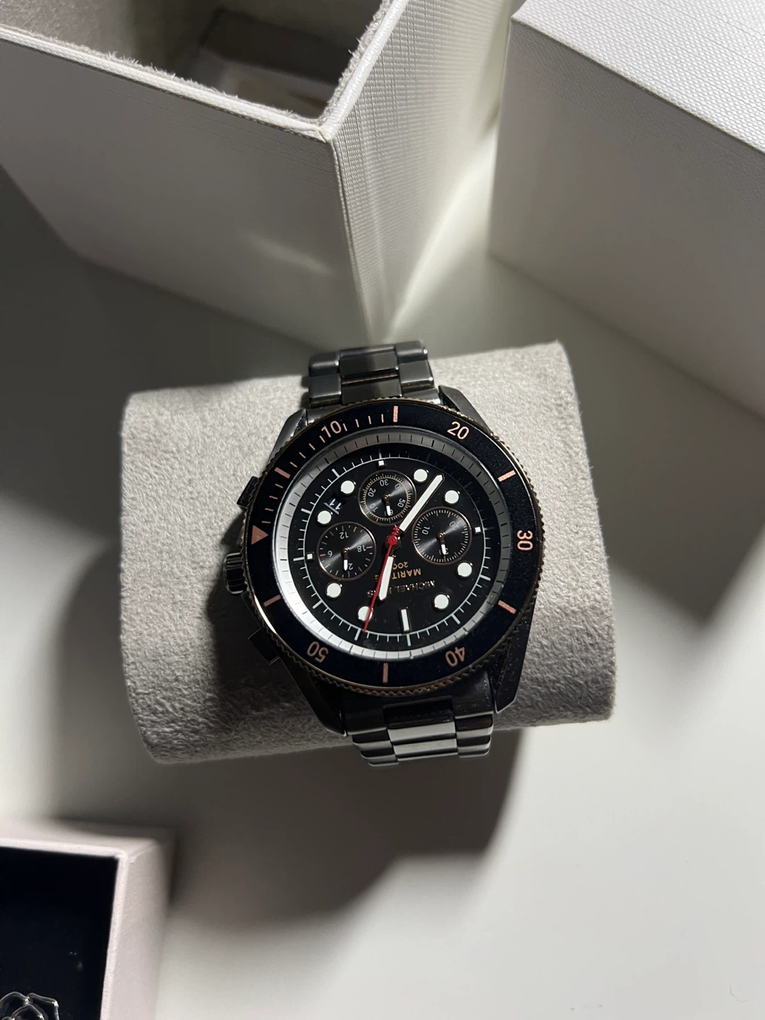 FREE diamond earring with Michael Kors Chronograph Watch