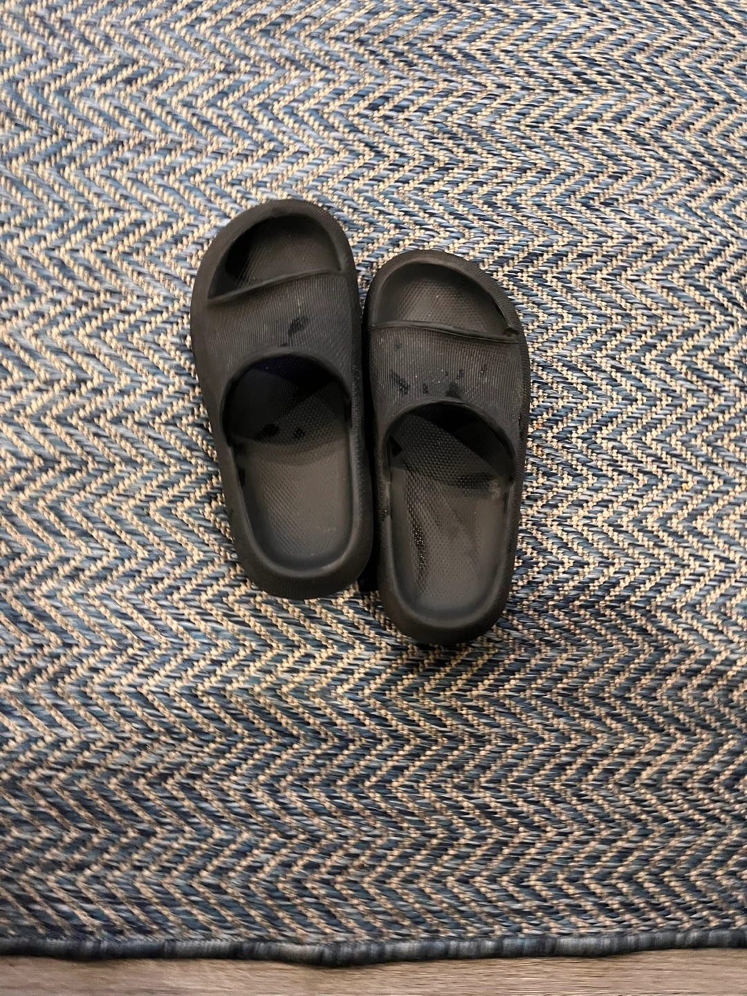 Black Slides Sandals