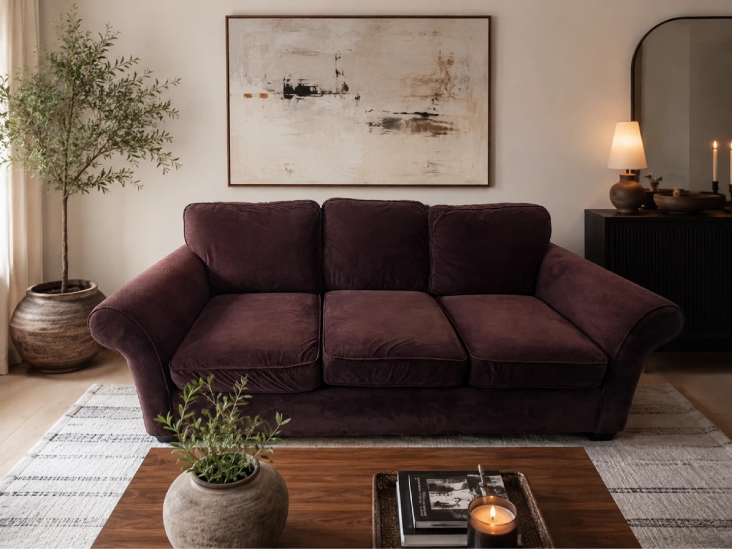 FREE DELIVERY 🚚 Urban Barn Brown Sofa Couch