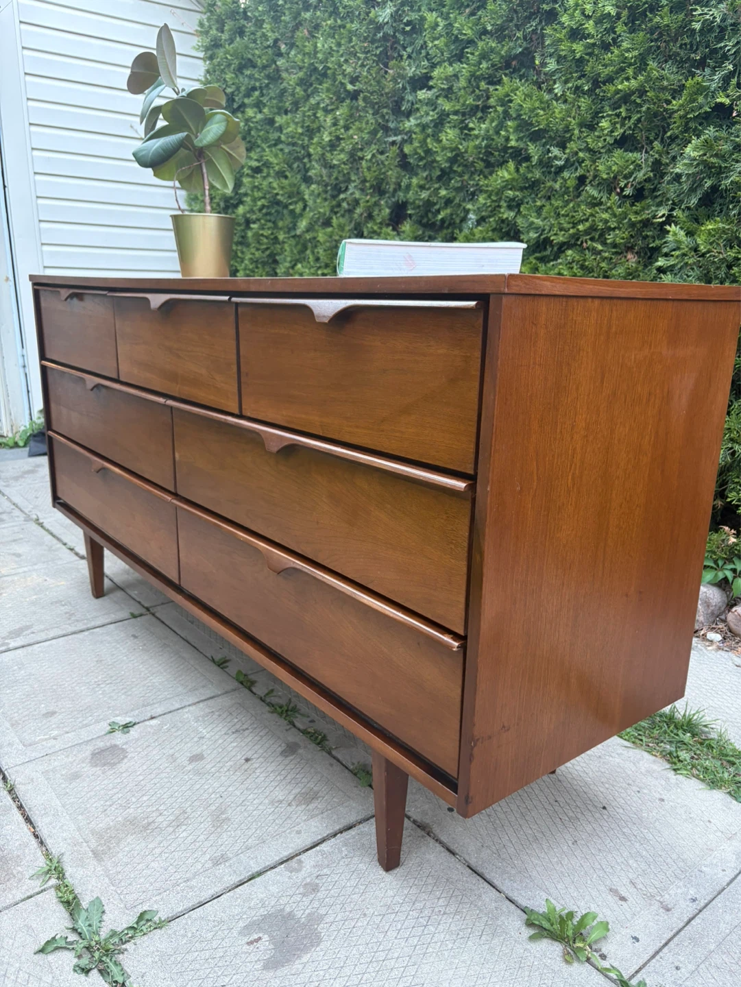 MCM Walnut Dresser - photo 4