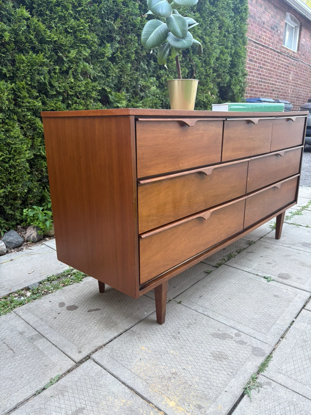 MCM Walnut Dresser - photo 3