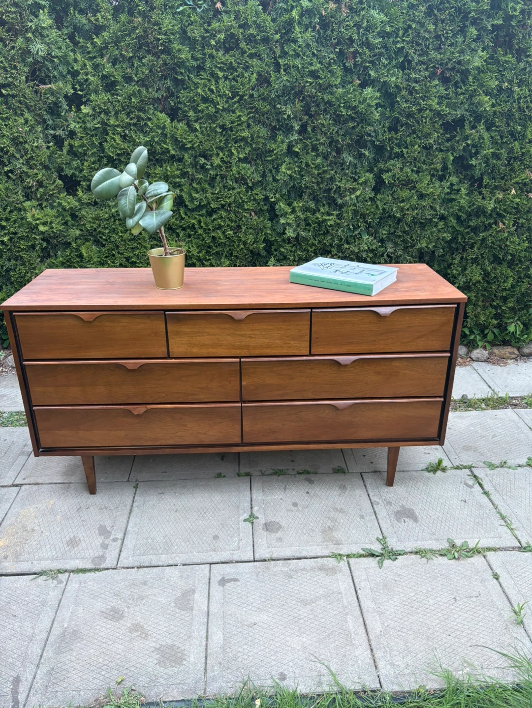 MCM Walnut Dresser - photo 2
