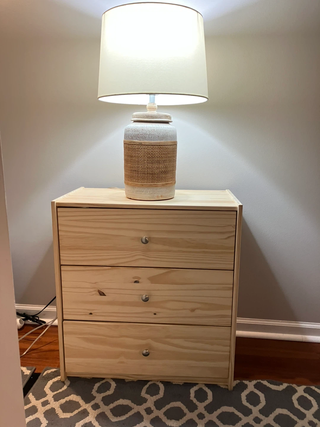 Wooden 3-Drawer Chest - photo 2