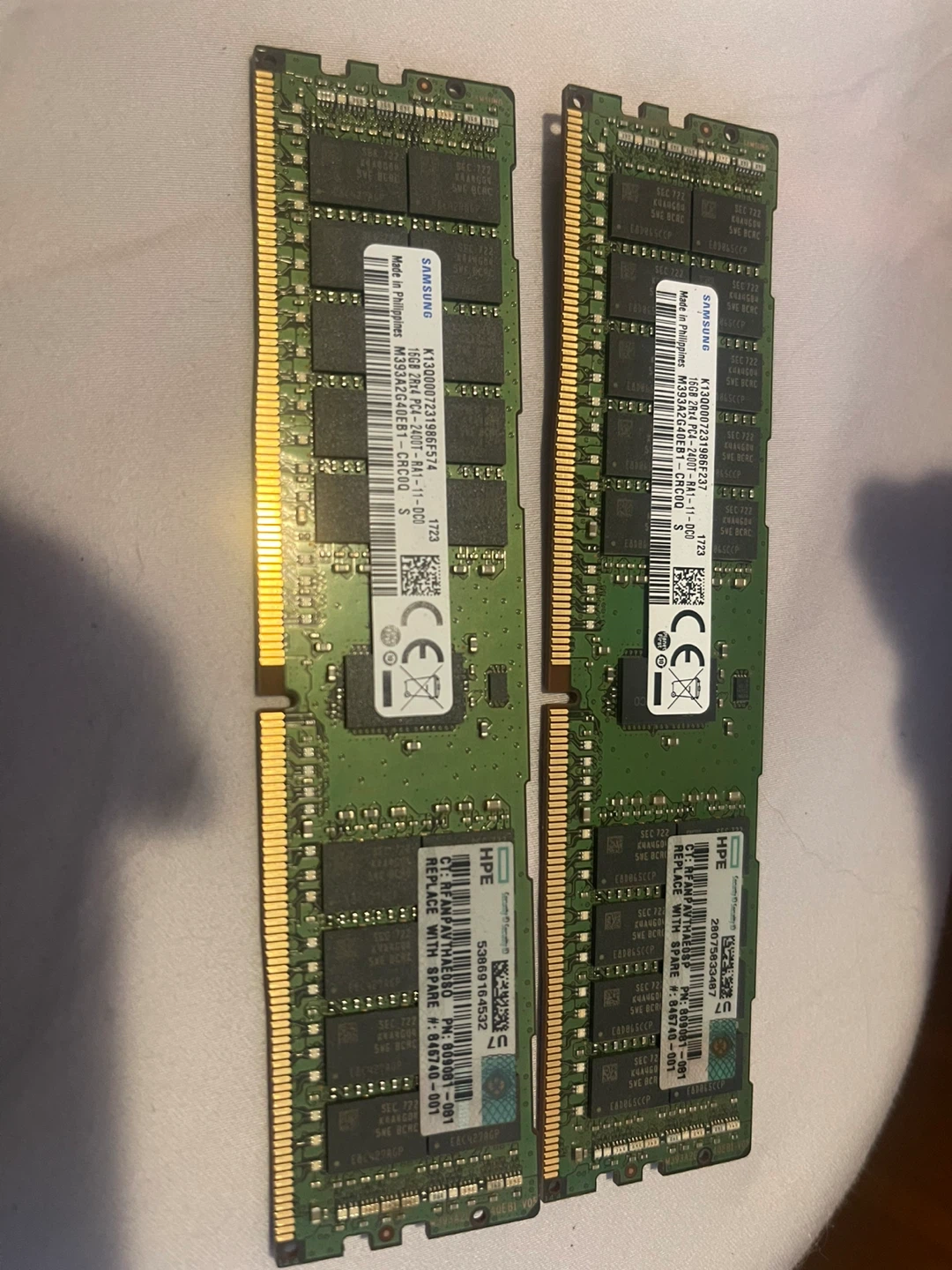16GB DDR4 ecc 2400