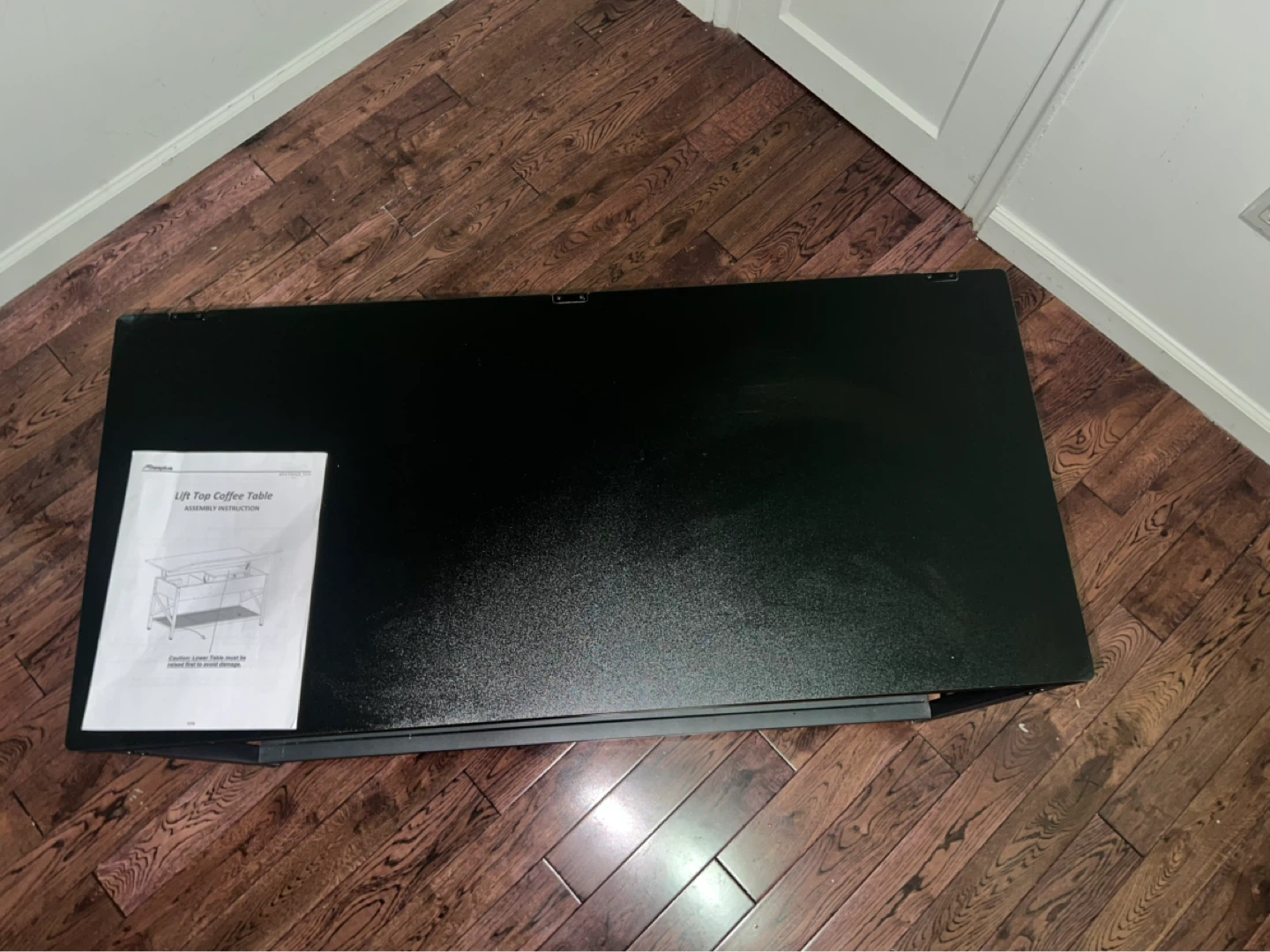 Black Lift Top Coffee Table with USB Ports ⚽️ - photo 2