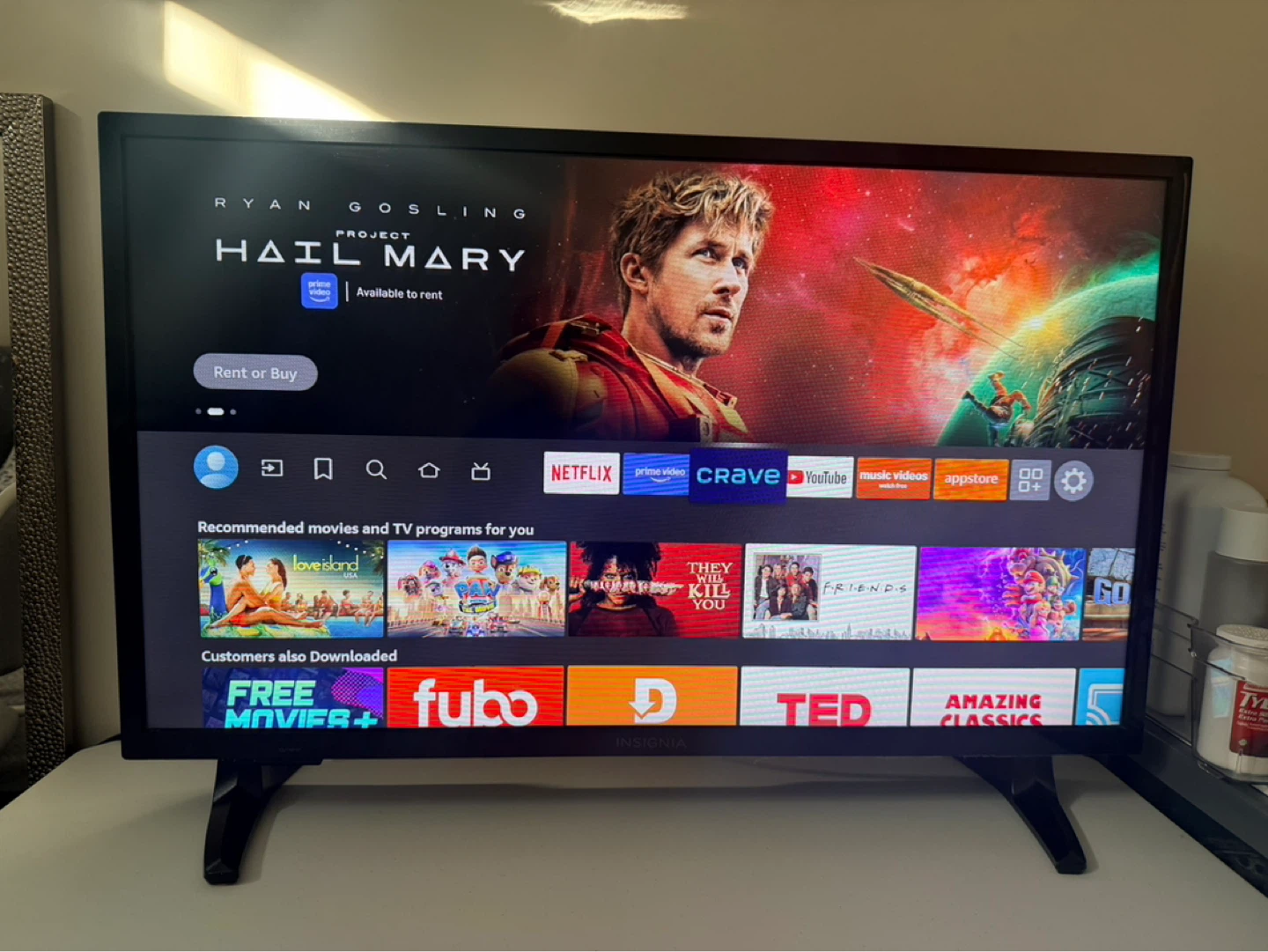32” Insignia Smart  Fire TV - photo 2