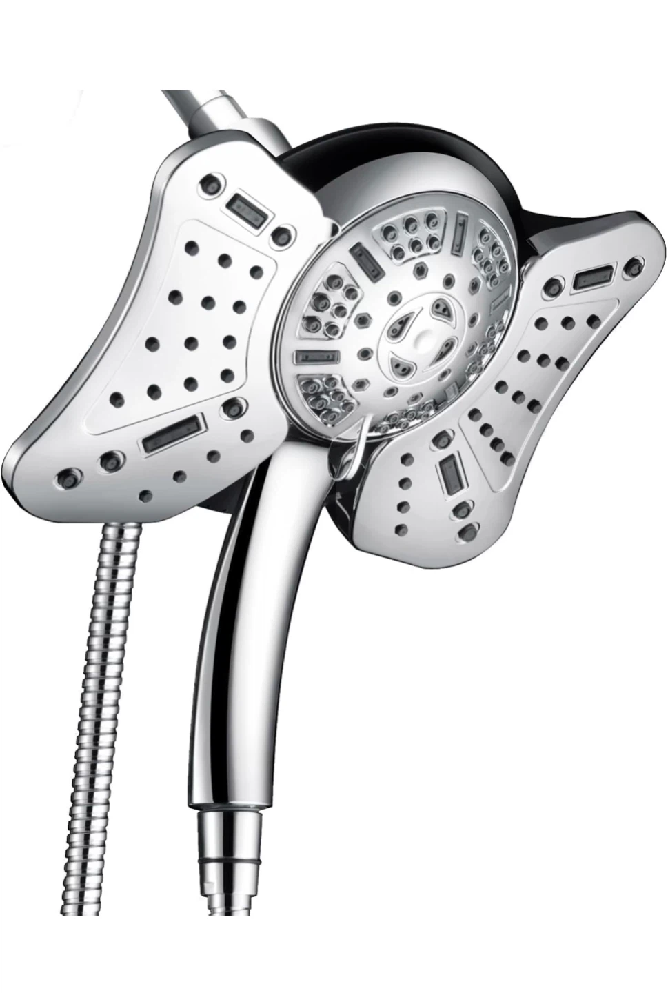 100%NEW HighPressureShowerHeadwHandheld GRICH 2-in-1 ShowerHead