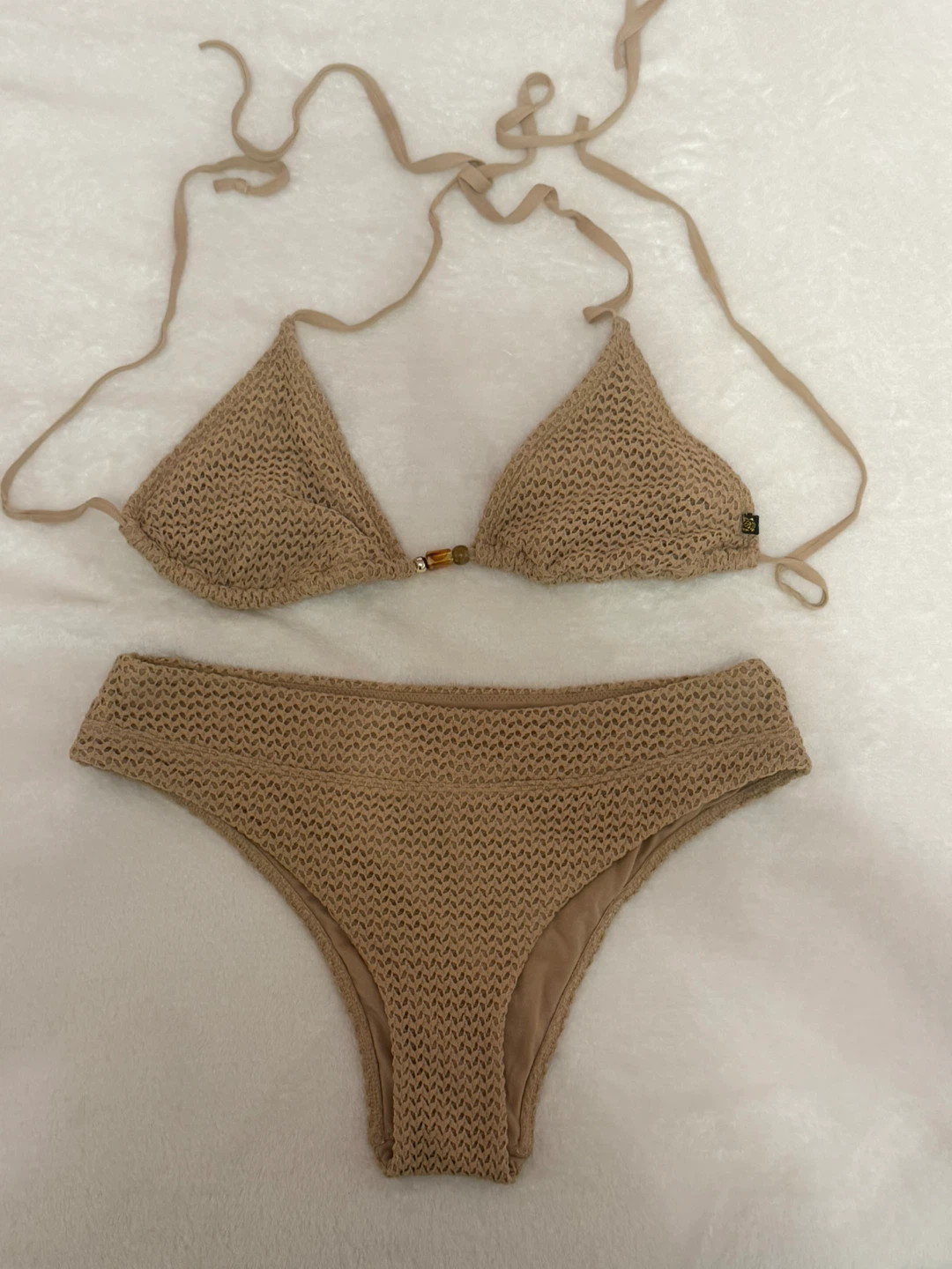 La Vie en Rose Women's Crochet Bikini Set