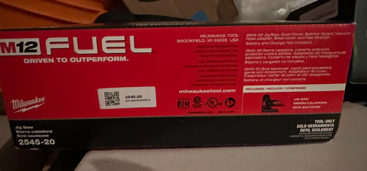 Milwaukee M12 FUEL Jig Saw 2545-20 (Tool Only) - photo 2