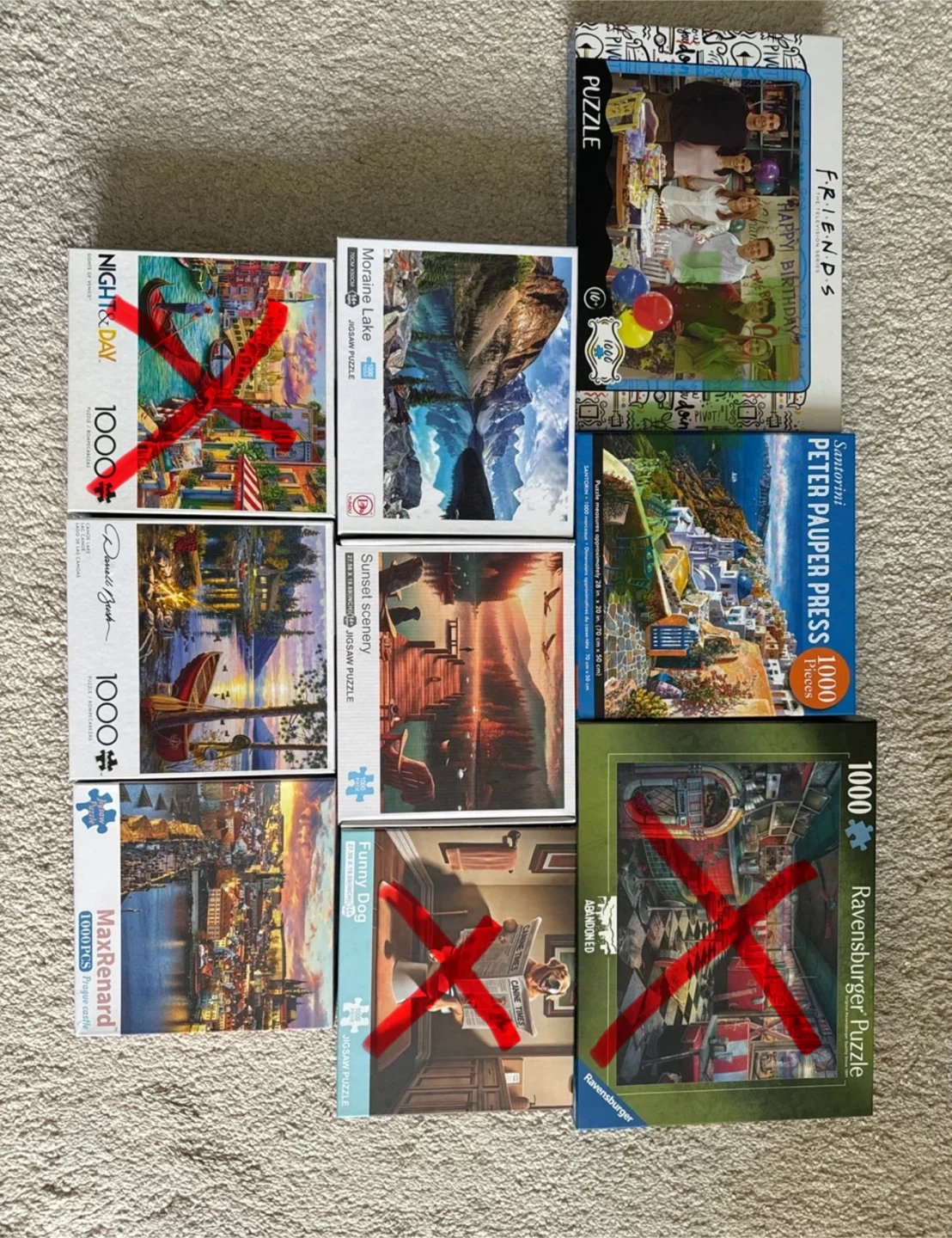 🧩 1,000-Piece Jigsaw Puzzles – $5 Each