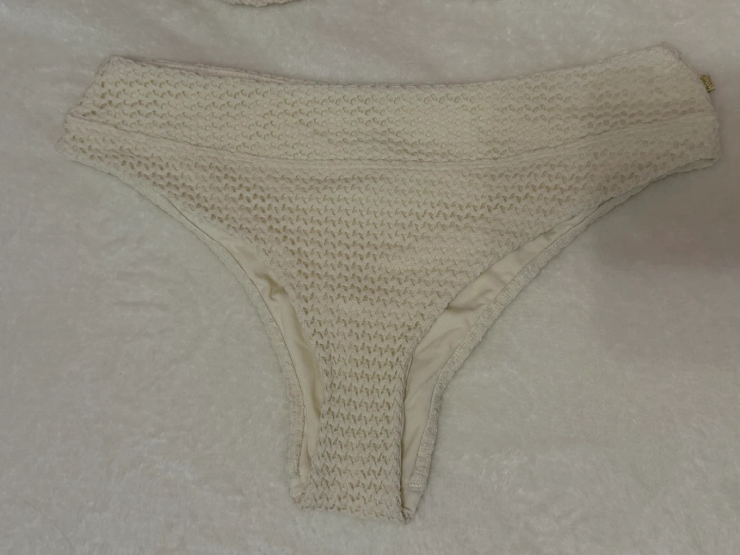 La Vie en Rose Off White Crochet Bikini Set - photo 3