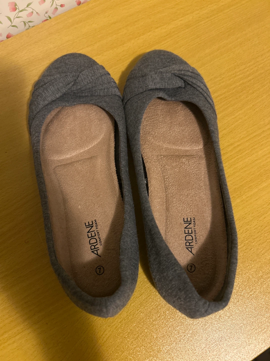 Ardene Grey Ballet Flats Size 7 ⚽ - photo 2