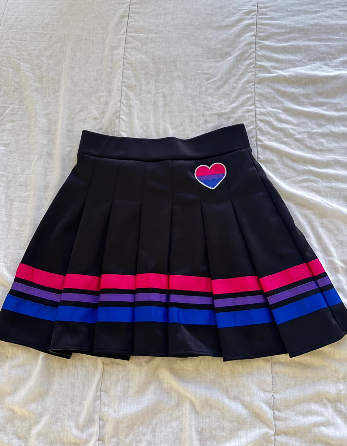 Bi Pride Pleated Skirt
