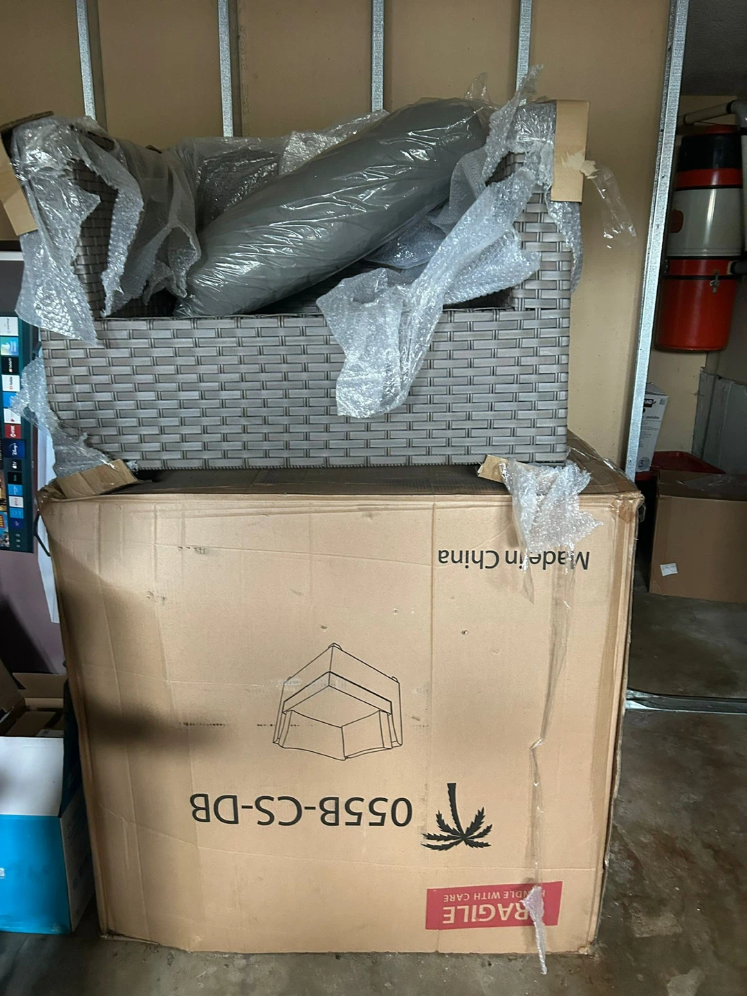72 Outdoor Wicker Patio Set