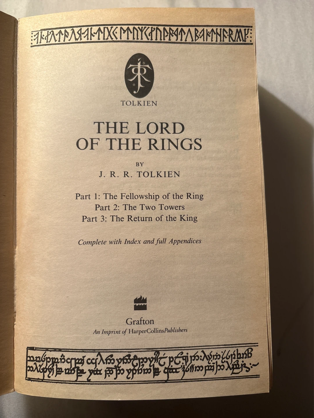 J.R.R. Tolkien The Lord of the Rings One Volume Edition Book - photo 5