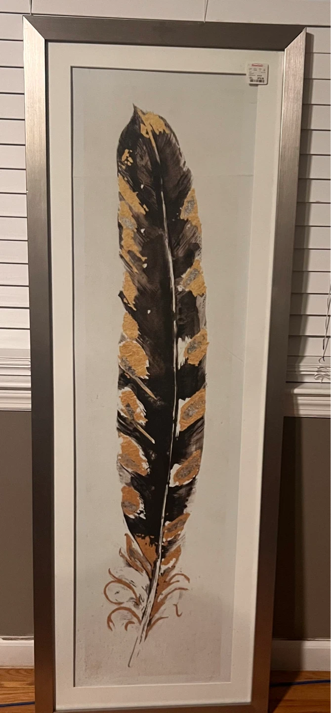 Framed Feather Wall Art - photo 2