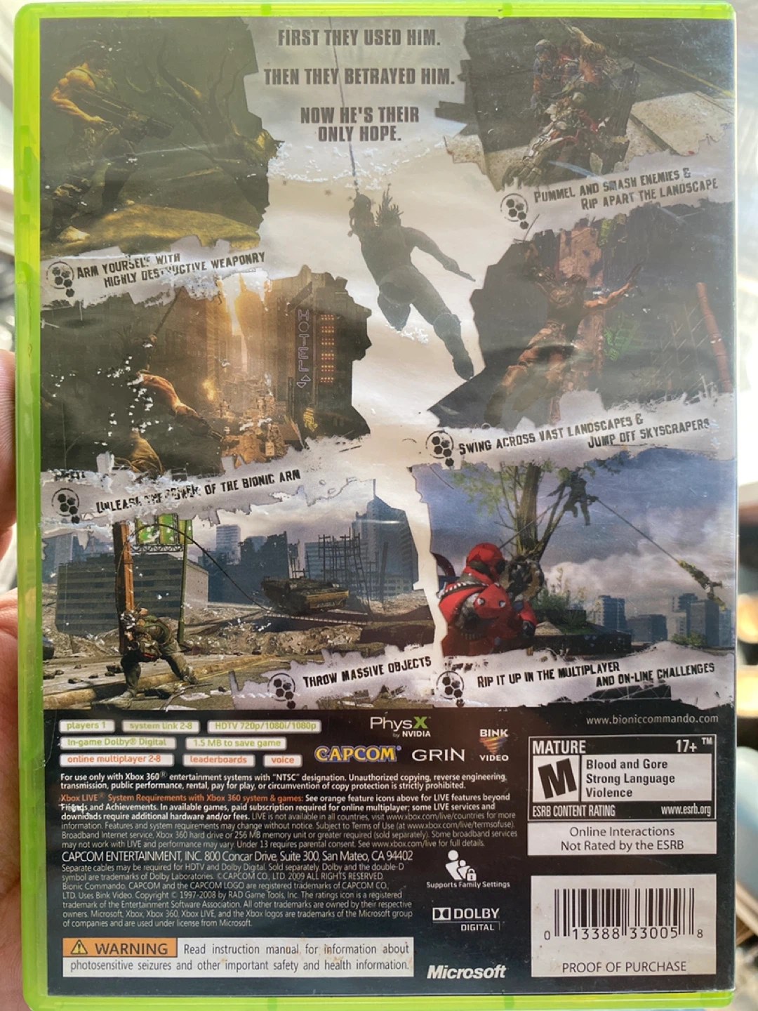 Bionic Commando ⚽️ Xbox 360 Game - photo 2