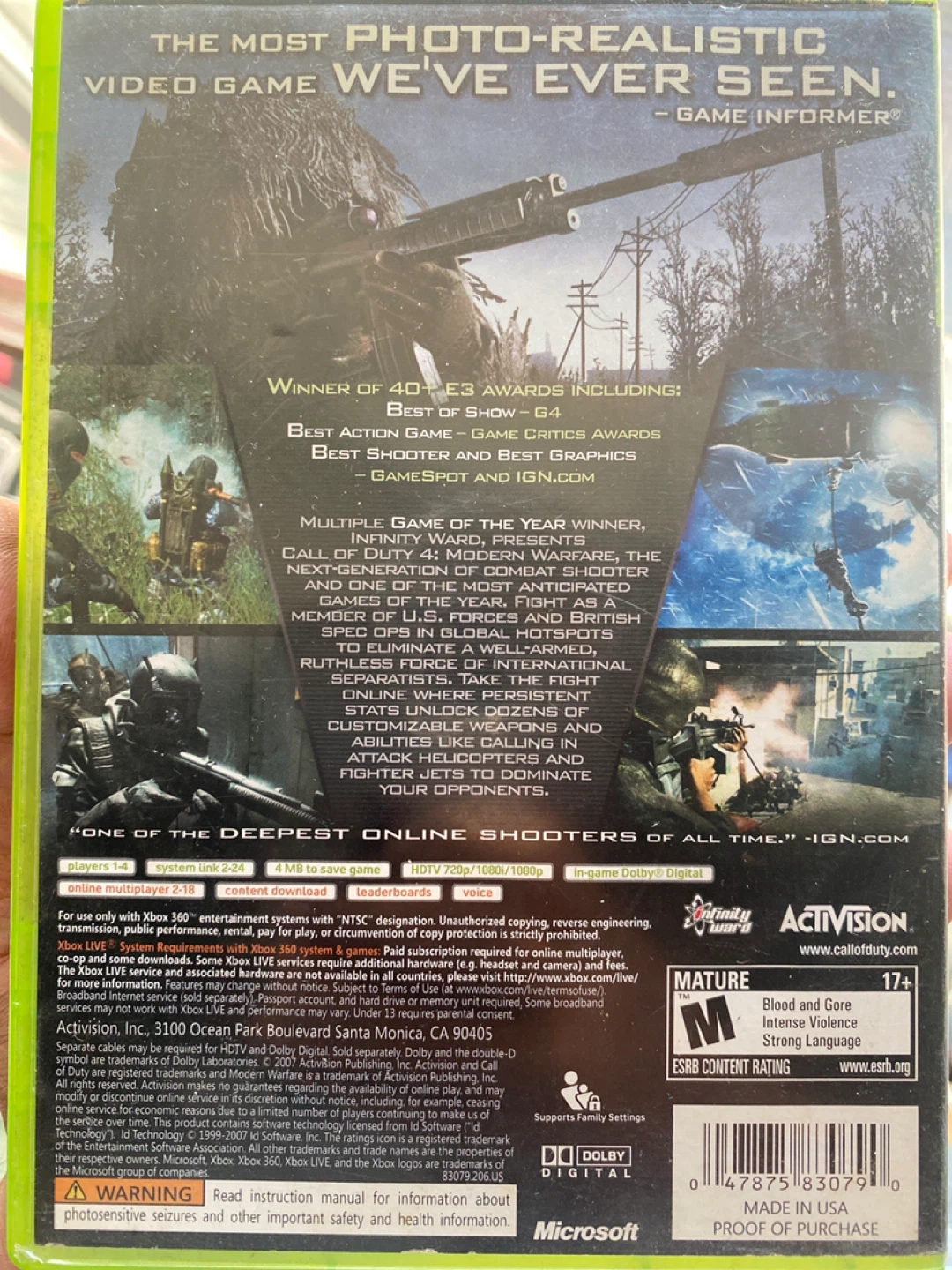 Call of Duty 4: Modern Warfare ⚽️ Xbox 360 - photo 2