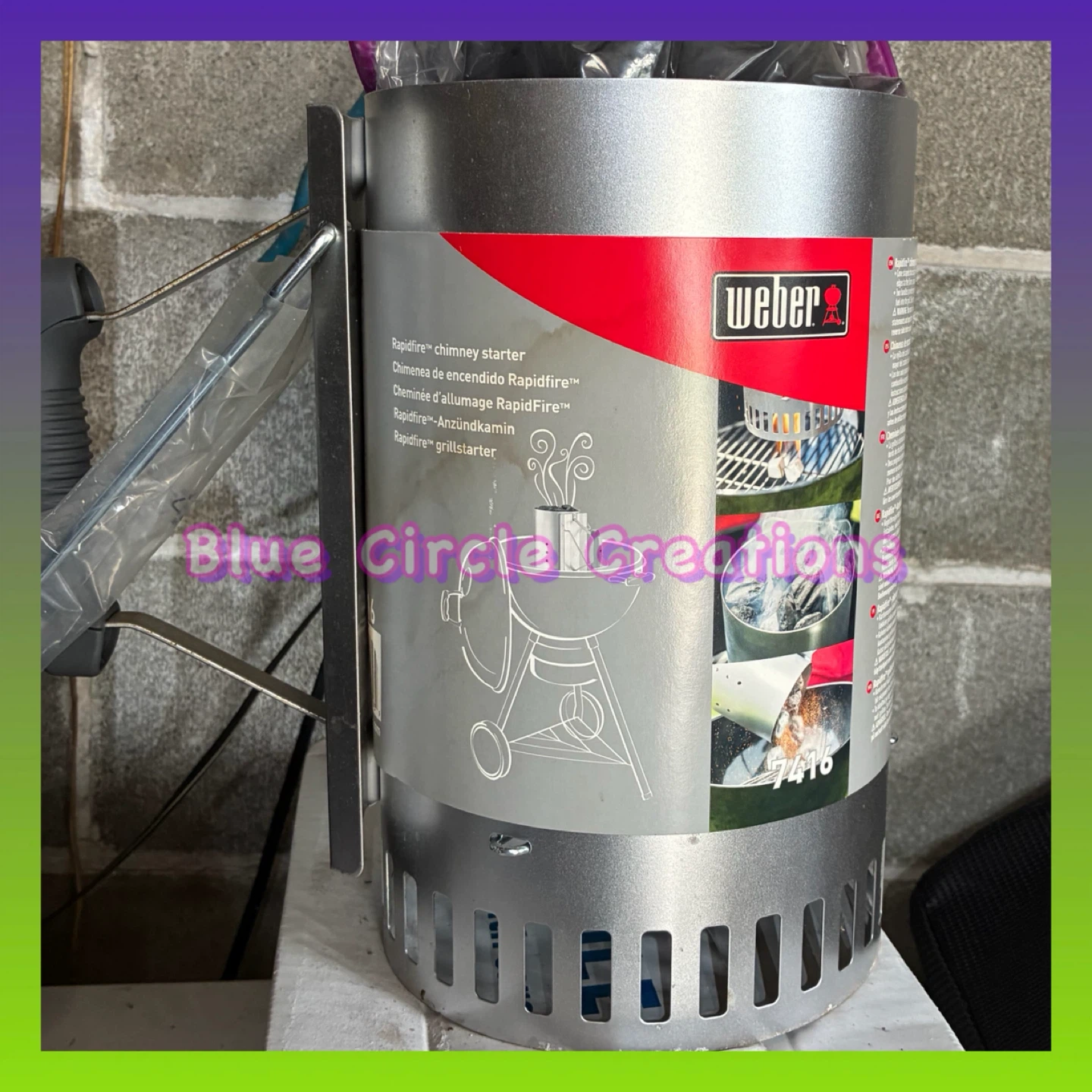 Weber Rapidfire Chimney Starter New without Box
