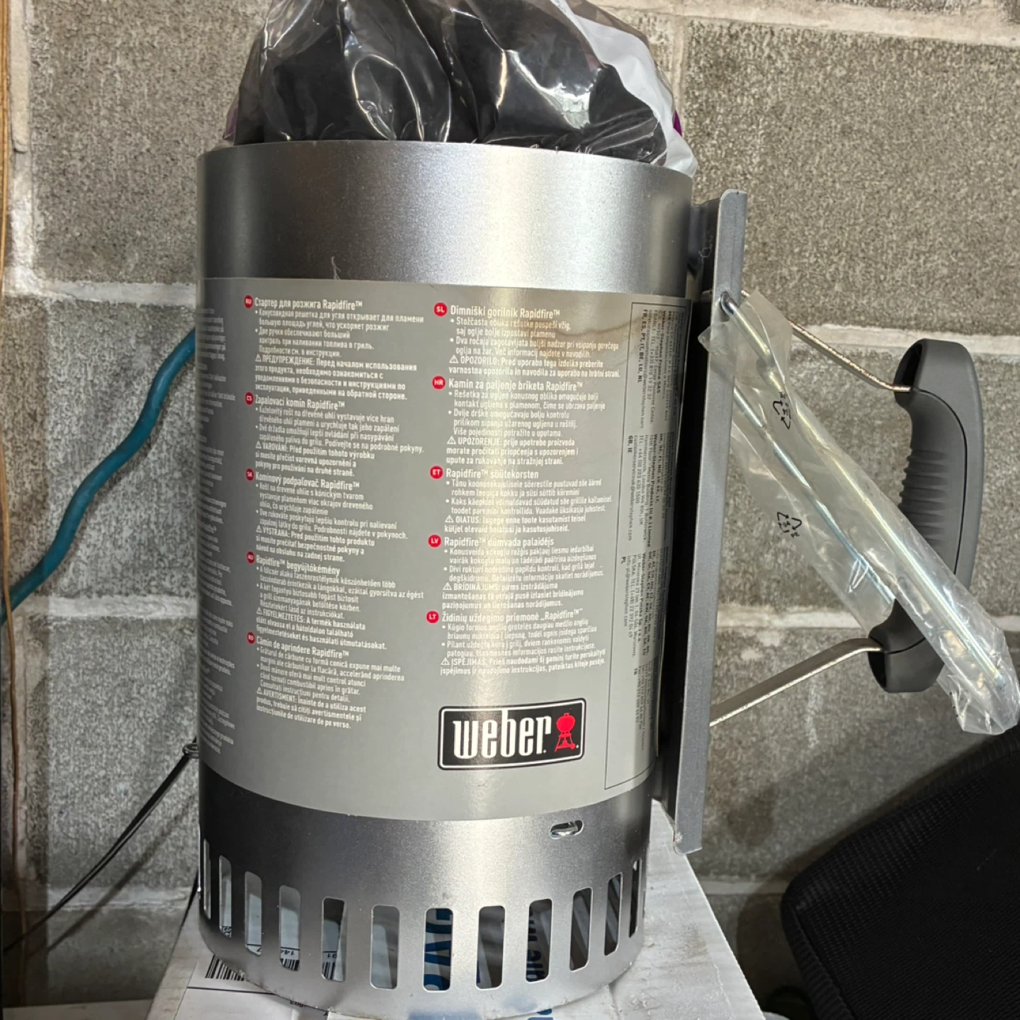 Weber Rapidfire Chimney Starter New without Box - photo 4