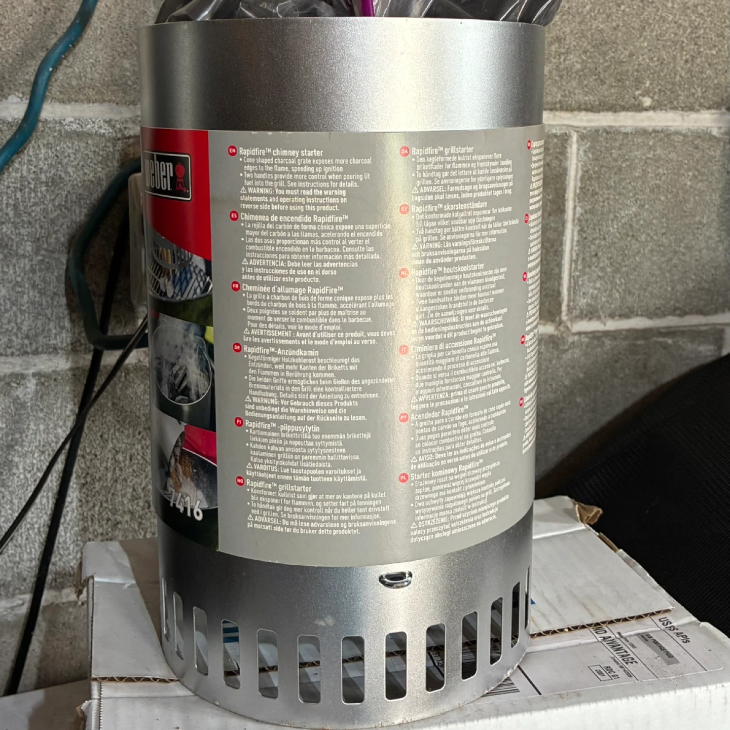 Weber Rapidfire Chimney Starter New without Box - photo 5