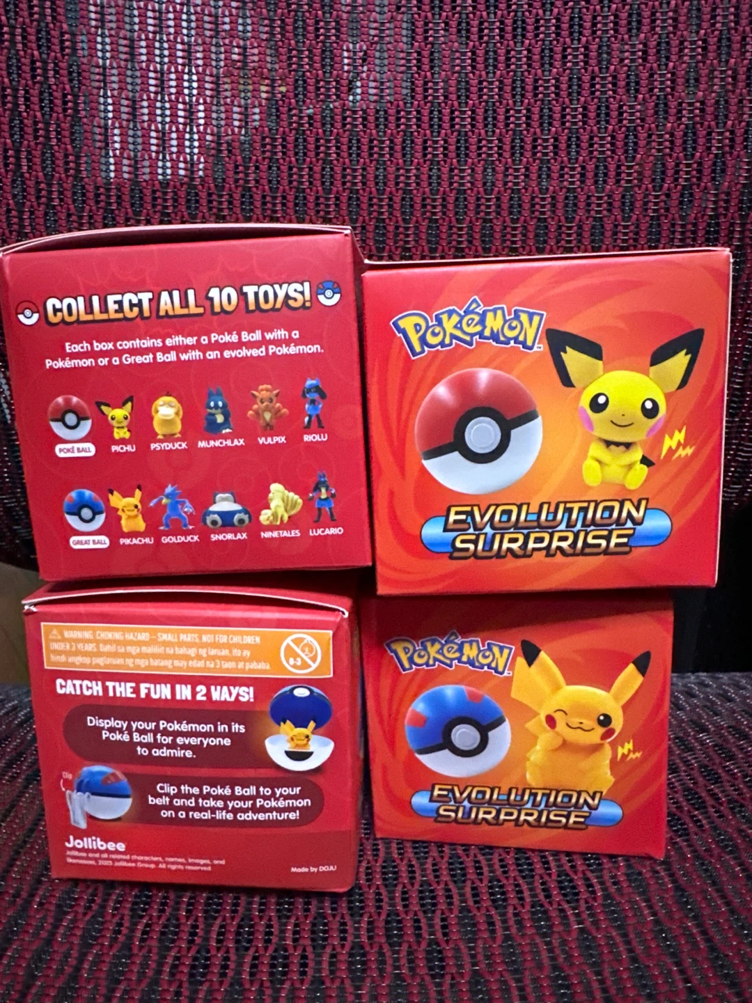 ⚽️ Pokemon Jollibee Kids Meal - (Blind Box) Evolution Surprise