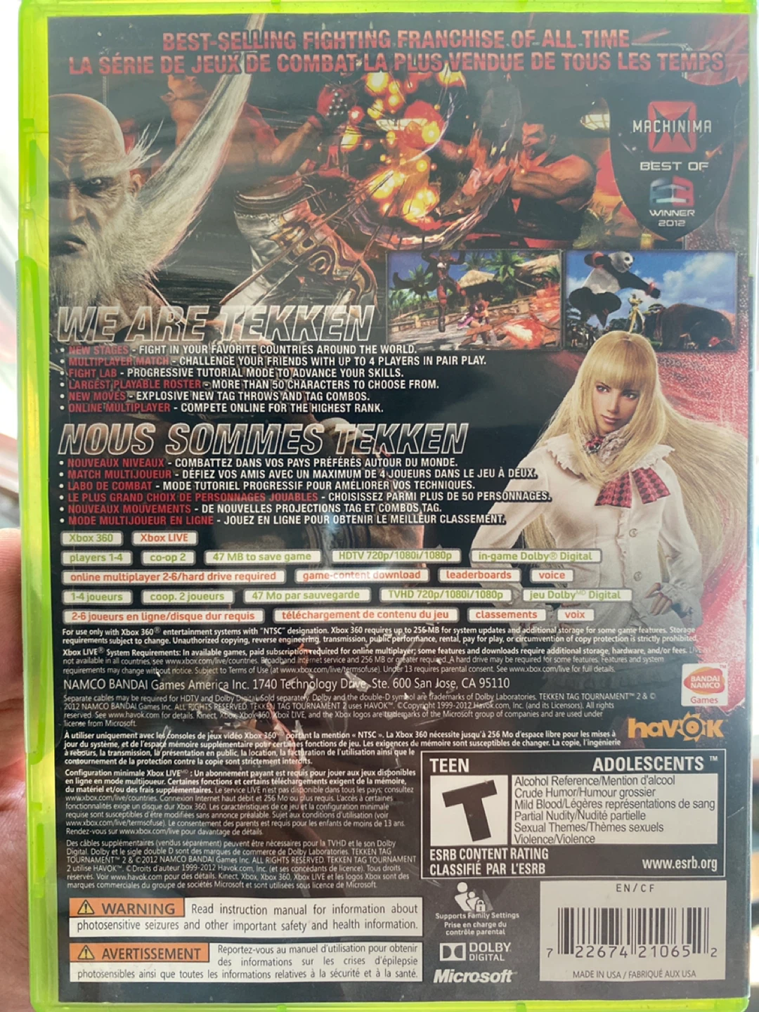 Xbox 360 ⚽️ We Are Tekken Tag Tournament 2 - photo 2