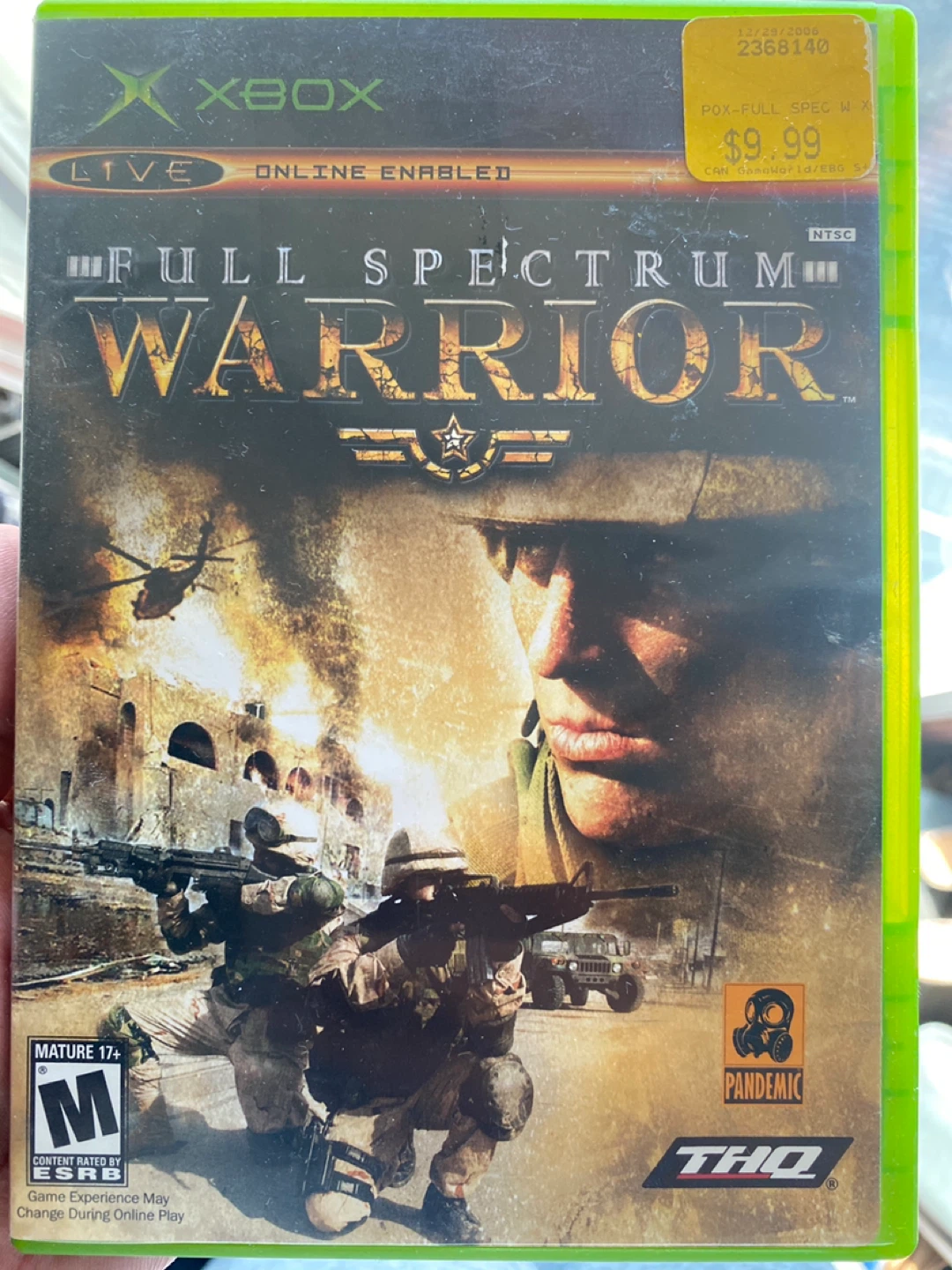 Full Spectrum Warrior ⚽️ Xbox Game
