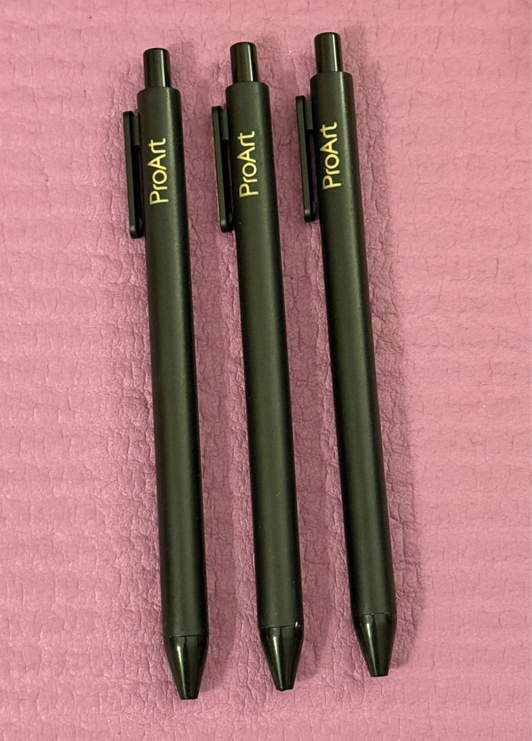 NEW⚽️ProArt Black/Red/Blue Pens (Set of 3)