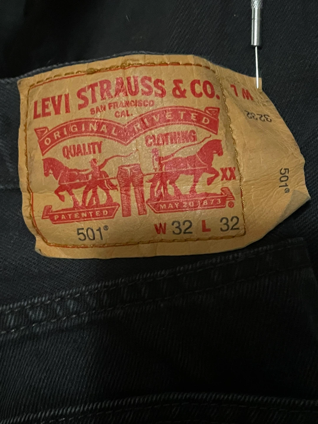 Levi's 501 Jeans - Black - W32 L32 - photo 3