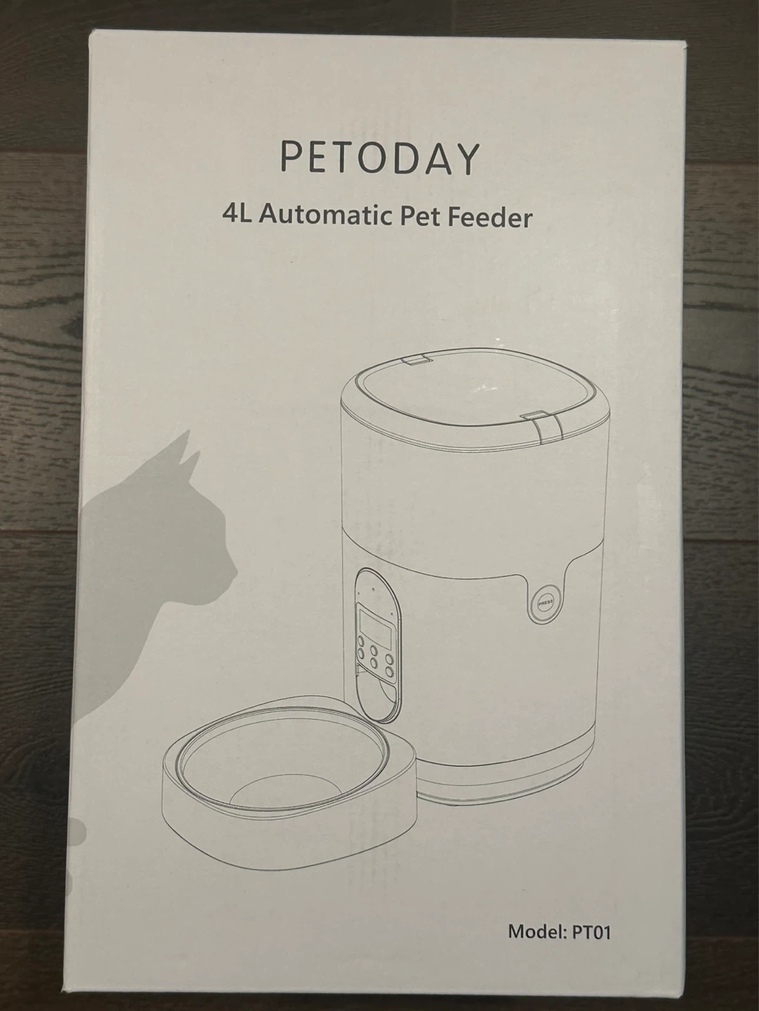 PETODAY 4L Automatic Pet Feeder