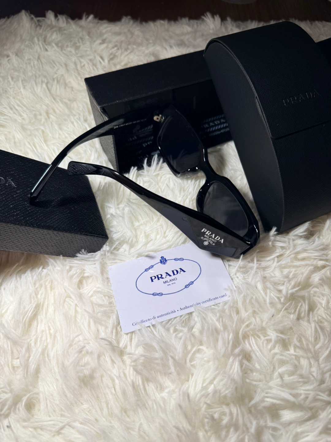 Black PRADA sunglasses