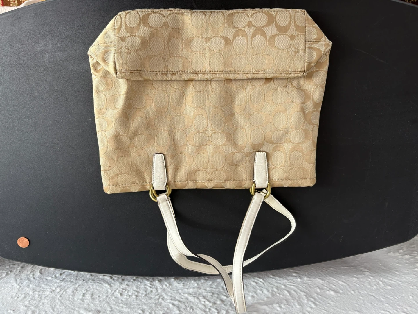 Coach Monogram Canvas Tote Bag - photo 2