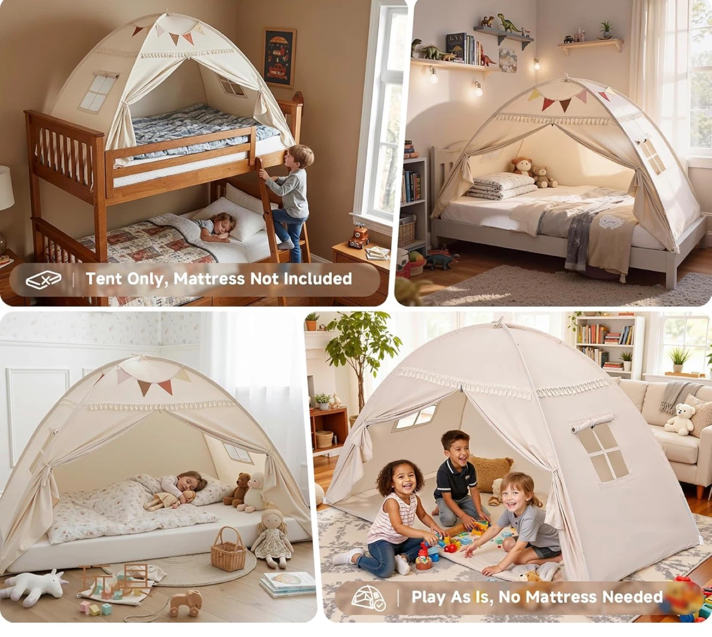 Beige house for children - photo 2