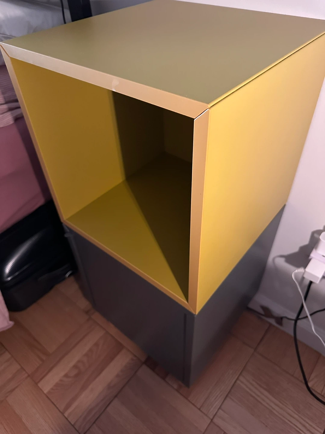 GIVING AWAY: IKEA EKET cabinet, golden brown and dark grey - photo 2