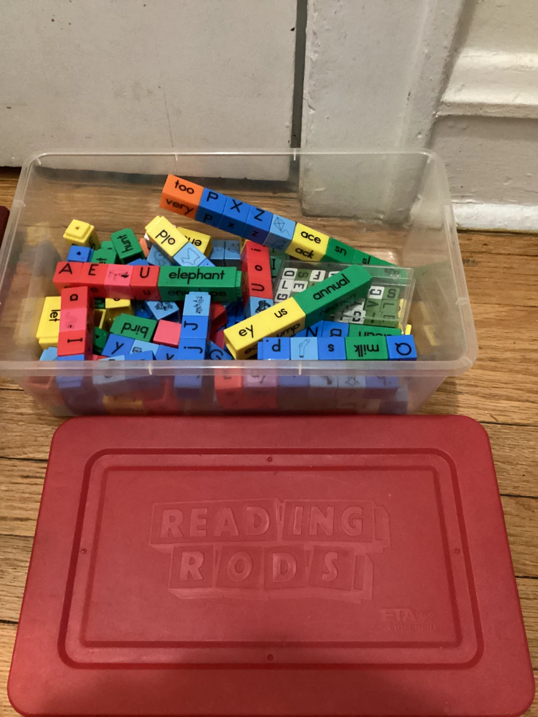 ⚽️Reading Rods Educational Toy - Alphabet & Word Blocks
