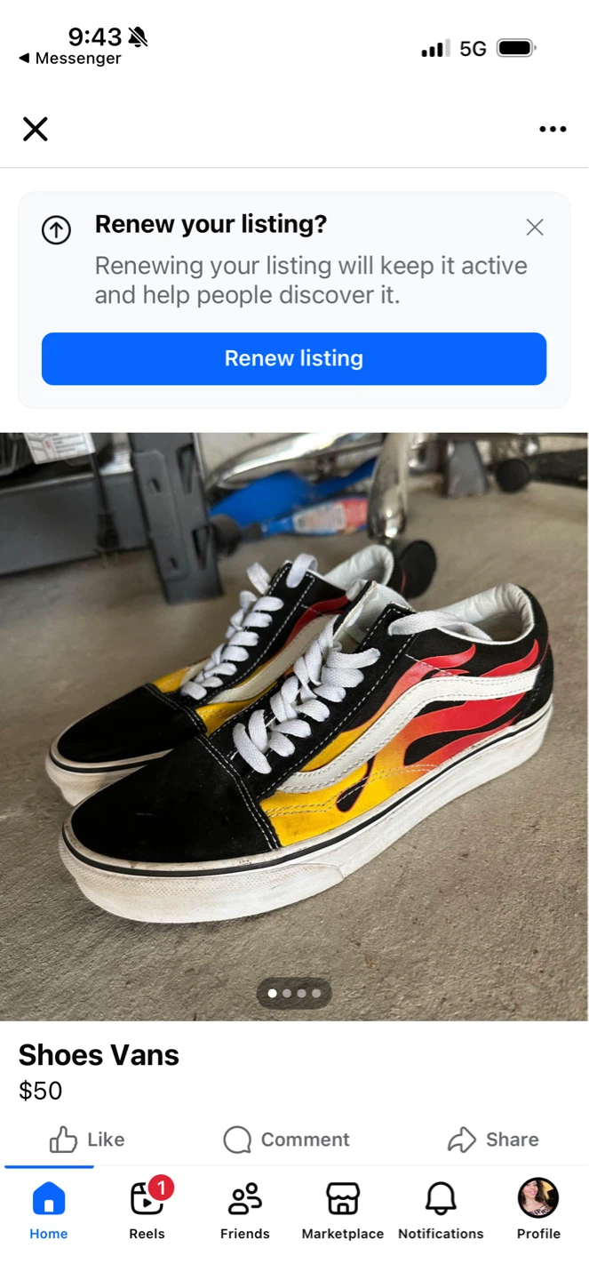 Vans Flame Shoes