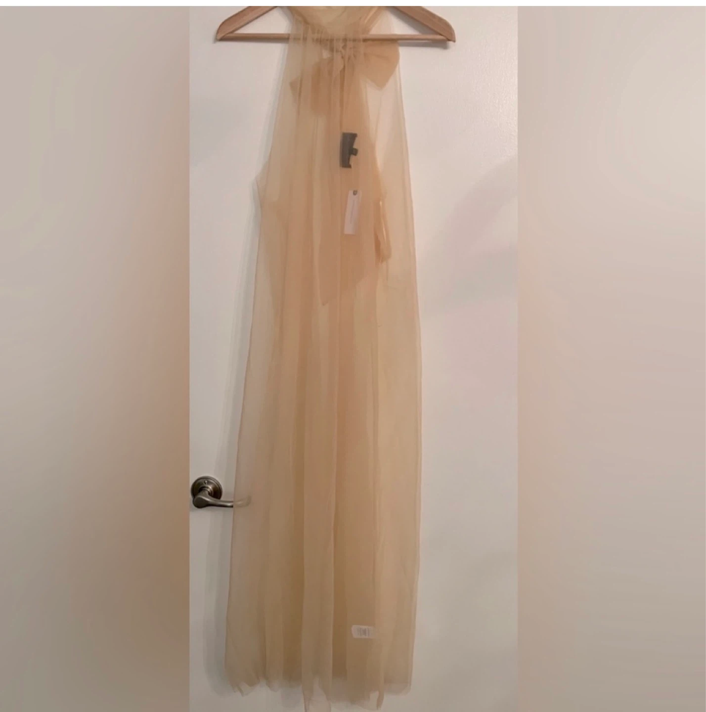 Anthropologie Tulle Halter Dress ⚽ - photo 5