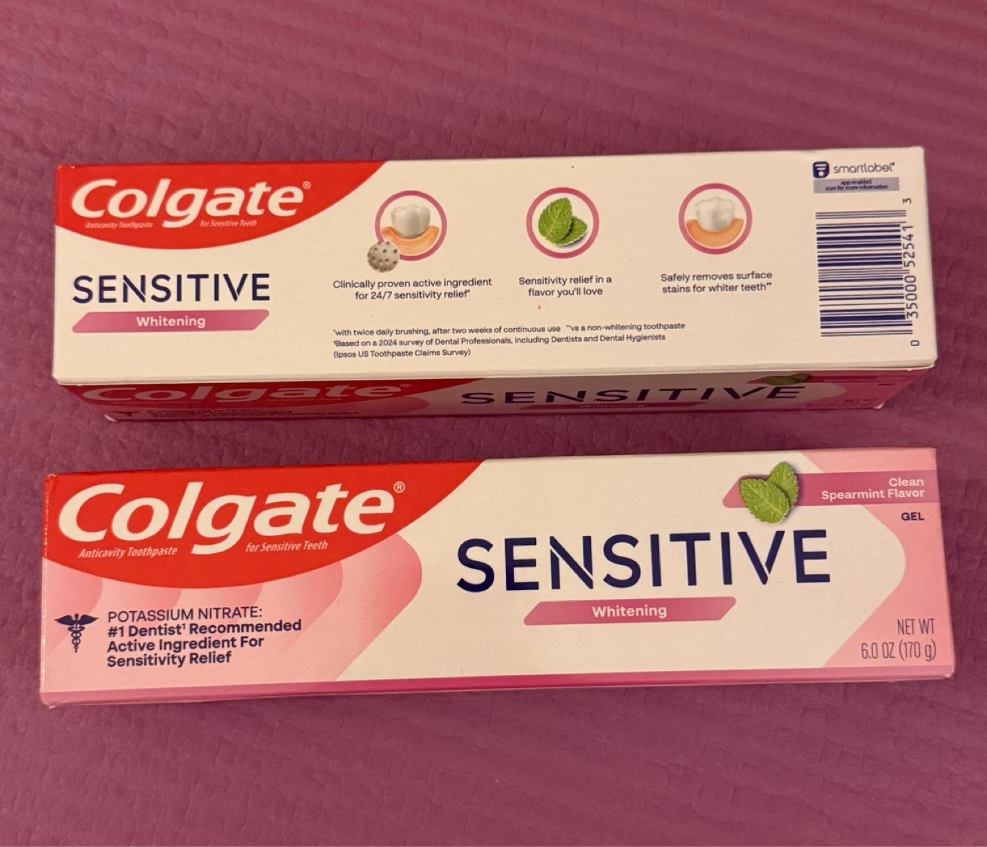 NEW⚽️Colgate Sensitive Whitening Toothpaste,6.0 oz - photo 3