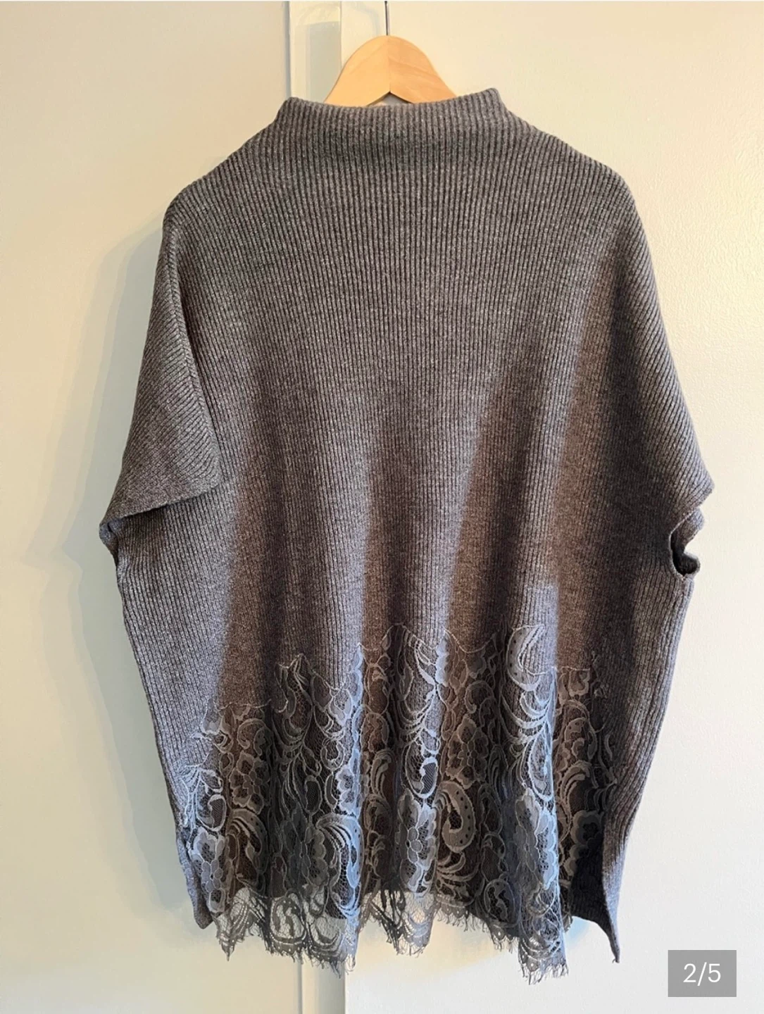 Knit Tunic With Lace ⚽ - photo 2