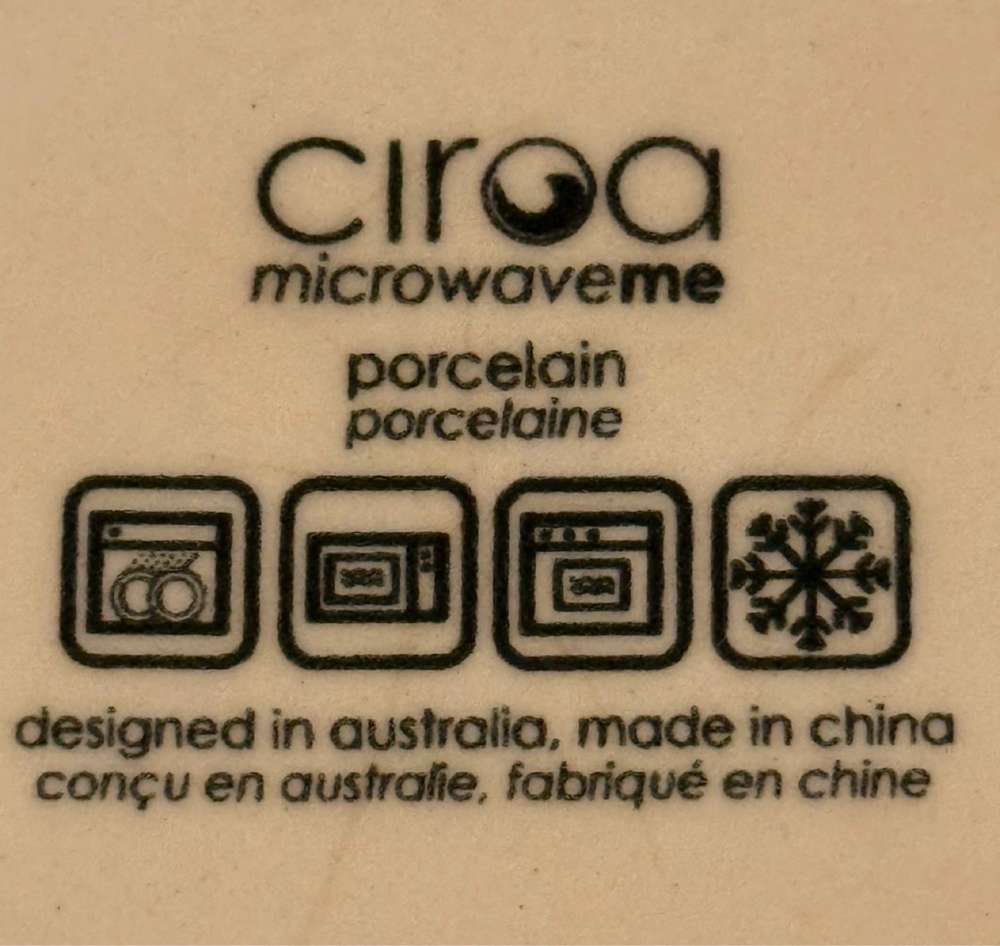 ⚽️ Circa microwavable porcelain bowl- red flowers - photo 2