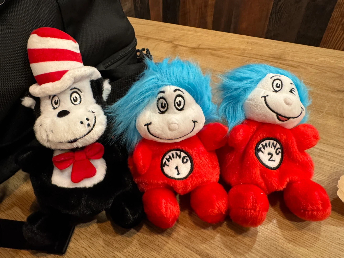 Dr. Seuss Cat in the Hat & Thing 1 & Thing 2 Plush Toys