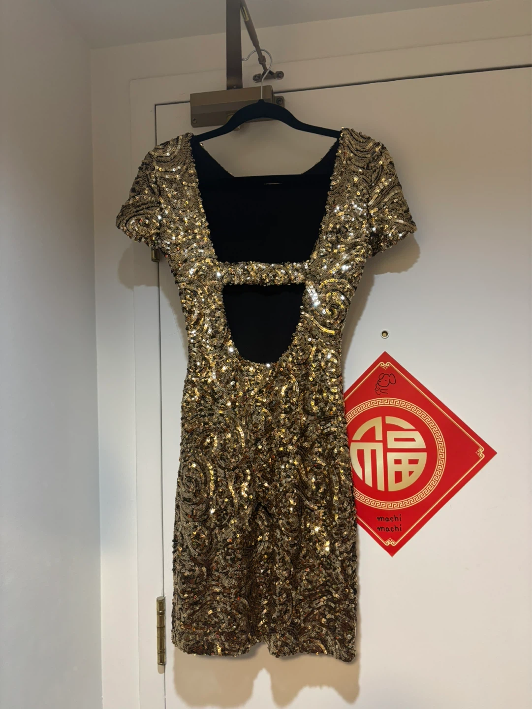 Gold Sequin Party Dress - photo 2