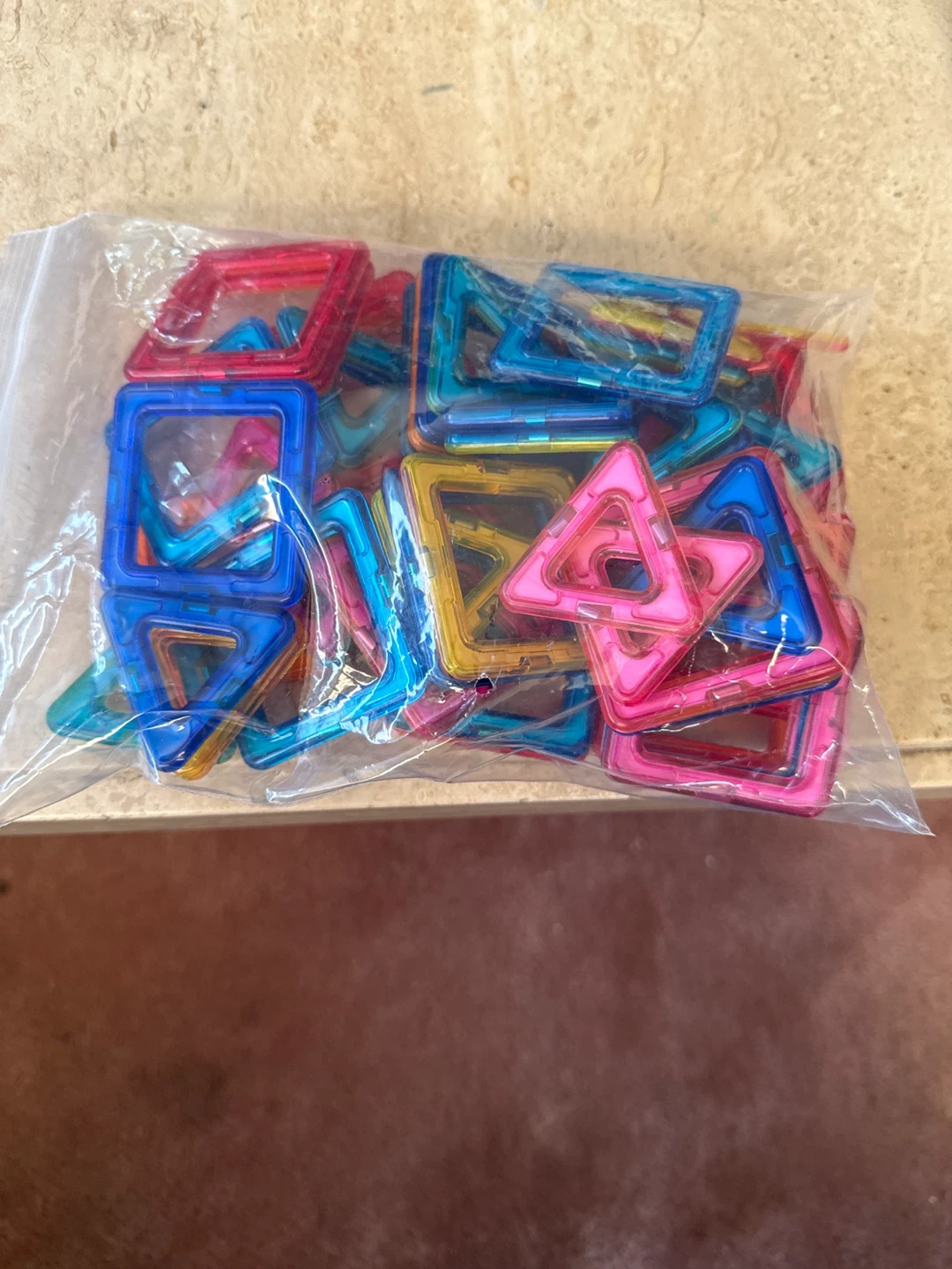 Magnetic Building Tiles - Colorful Shapes⚽️