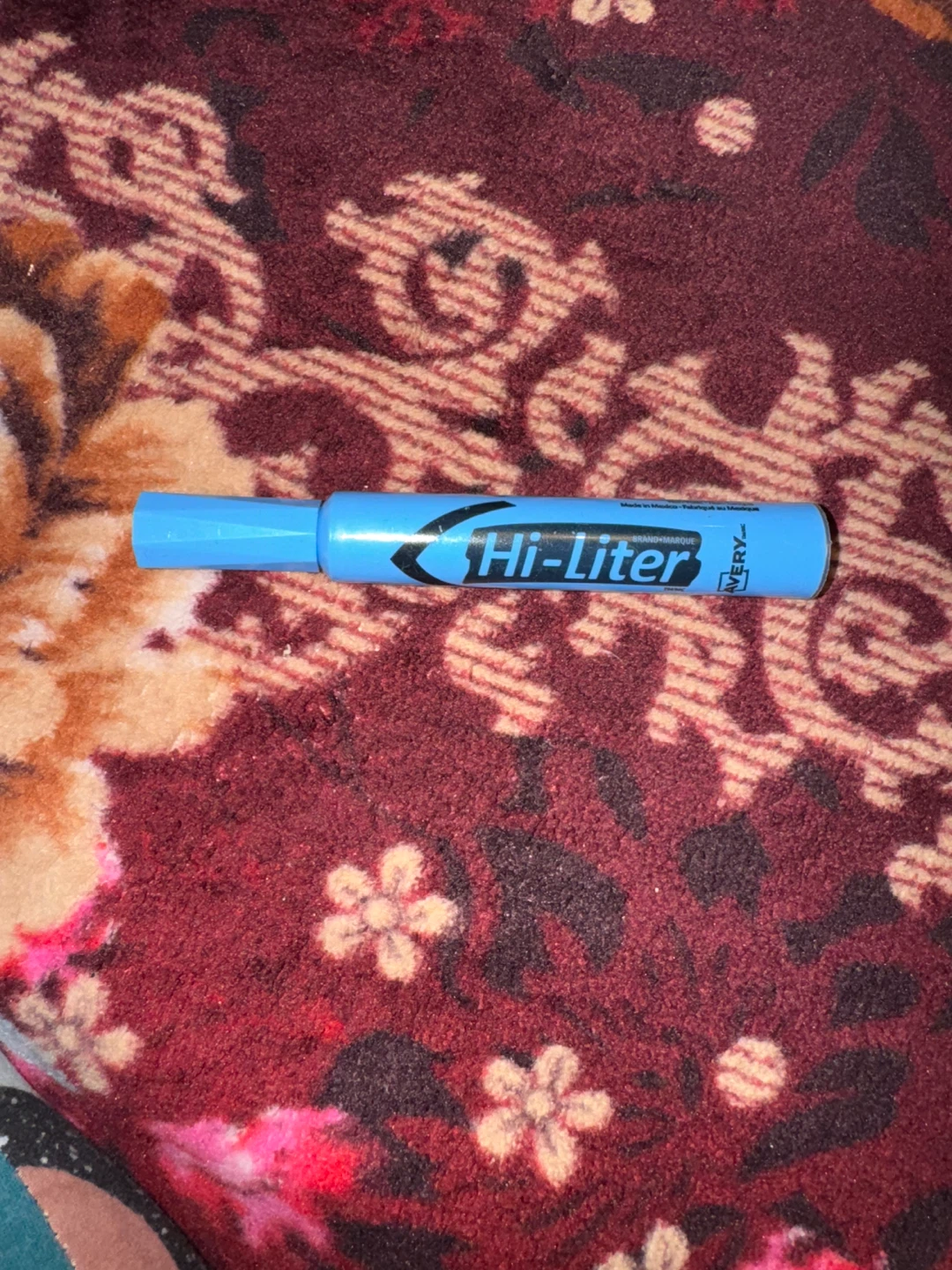 Avery Hi-Liter Marker - Blue