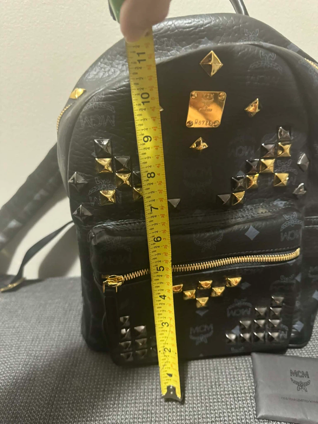 MCM Studded Backpack - photo 4
